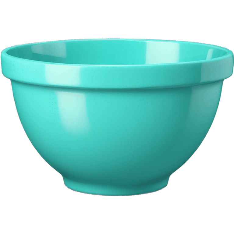 Realistic tiffany blue mixing bowl  emoji