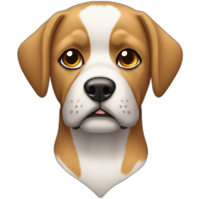 Chien boxeur  emoji