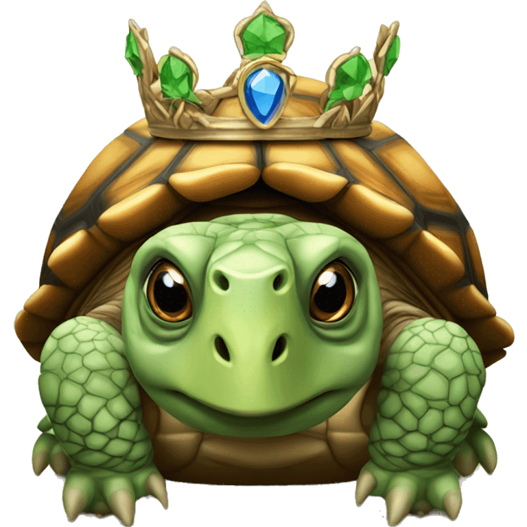 tortoise with crown emoji