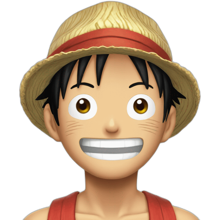 luffy one piece emoji