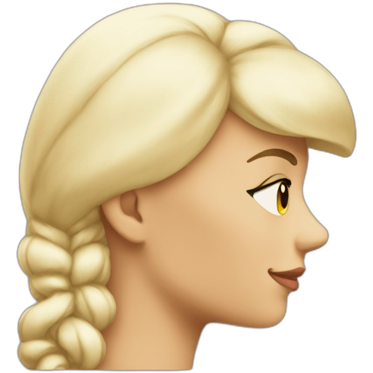 Gwen side profile emoji