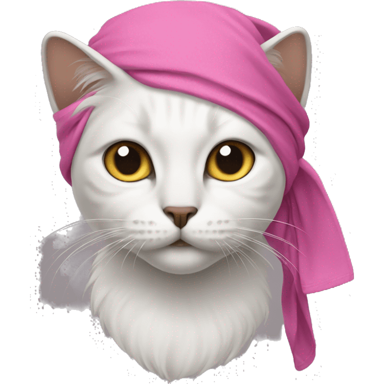 Cat wearing a durag  emoji