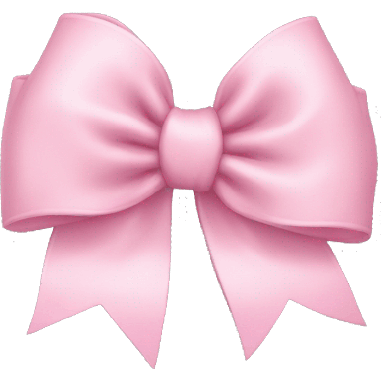 Baby pink bow emoji