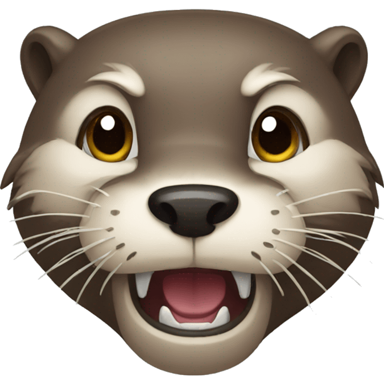 angry otter emoji