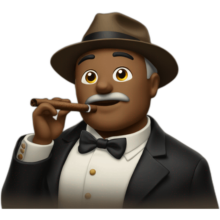 don smoking cigar emoji