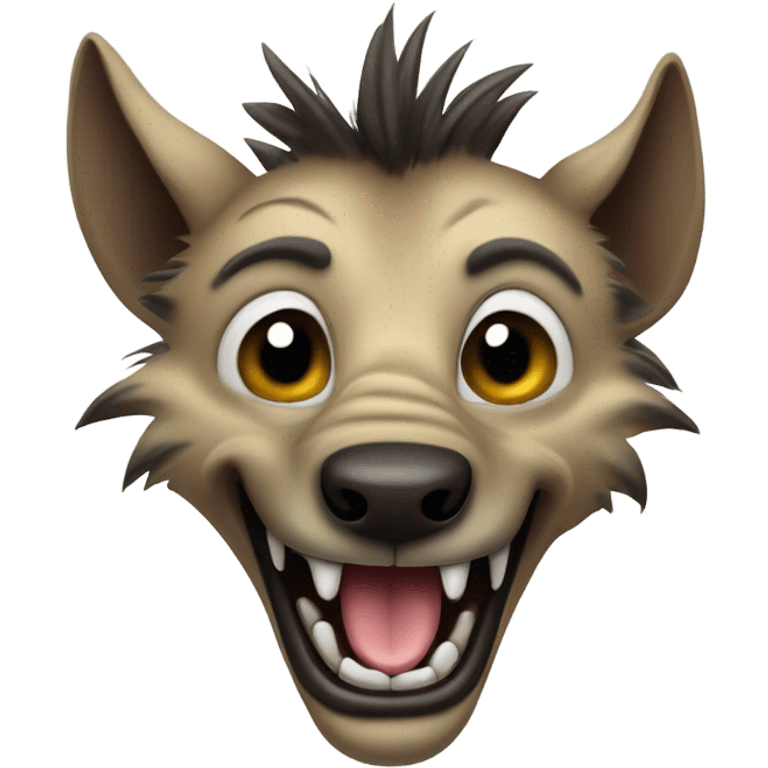 Make a hyena emoji emoji