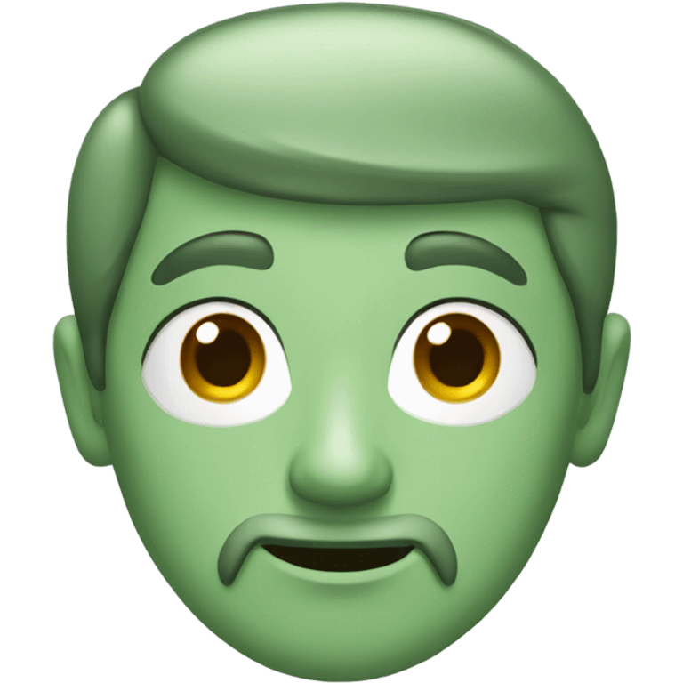 Sage green color message emoji