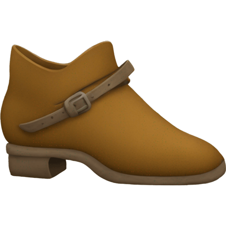 pair of Suede Leather Medieval Shoes emoji