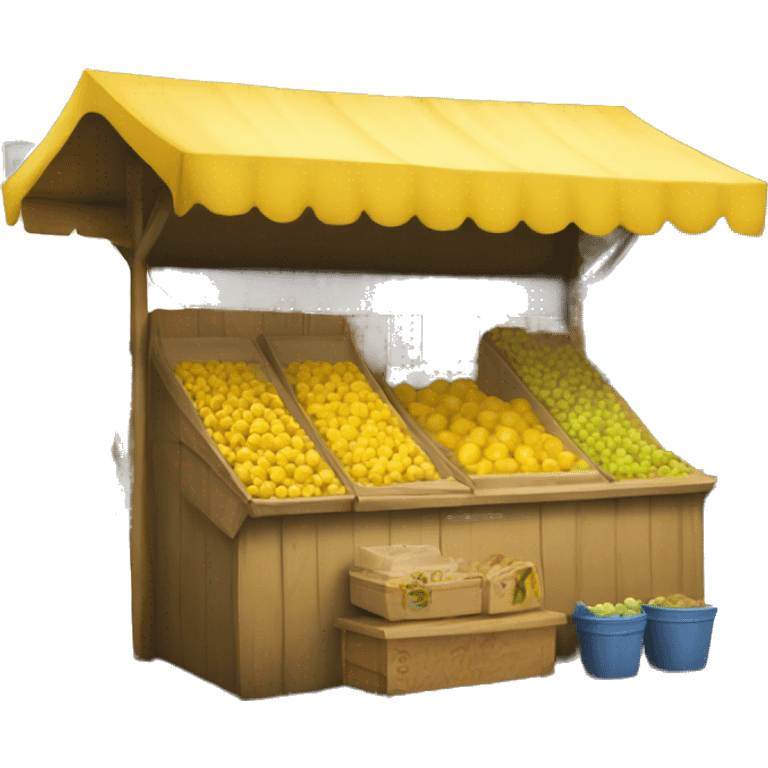 a yellow market stall emoji