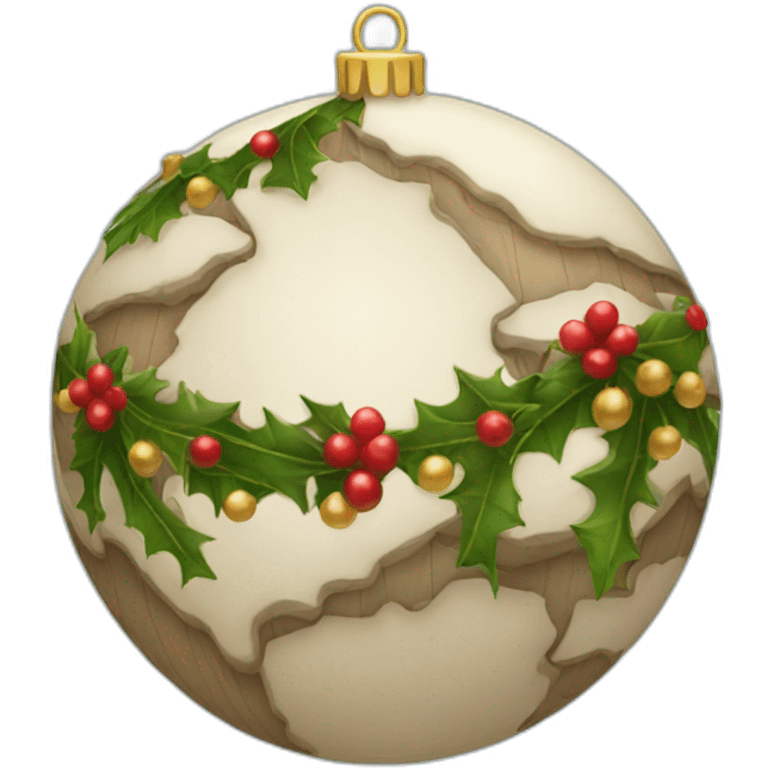 christmas globe emoji