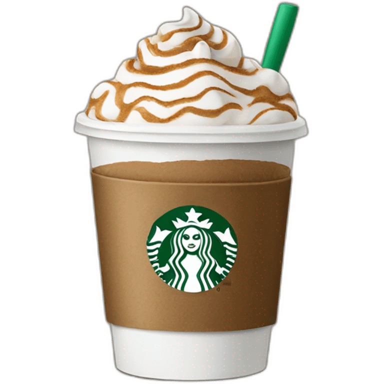 Starbucks coffee emoji