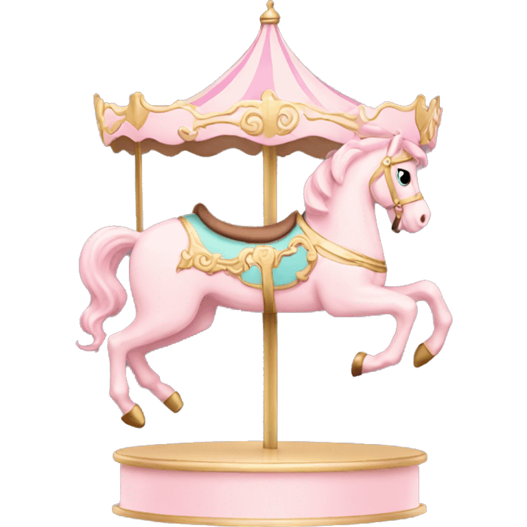 Light pink carousel  emoji