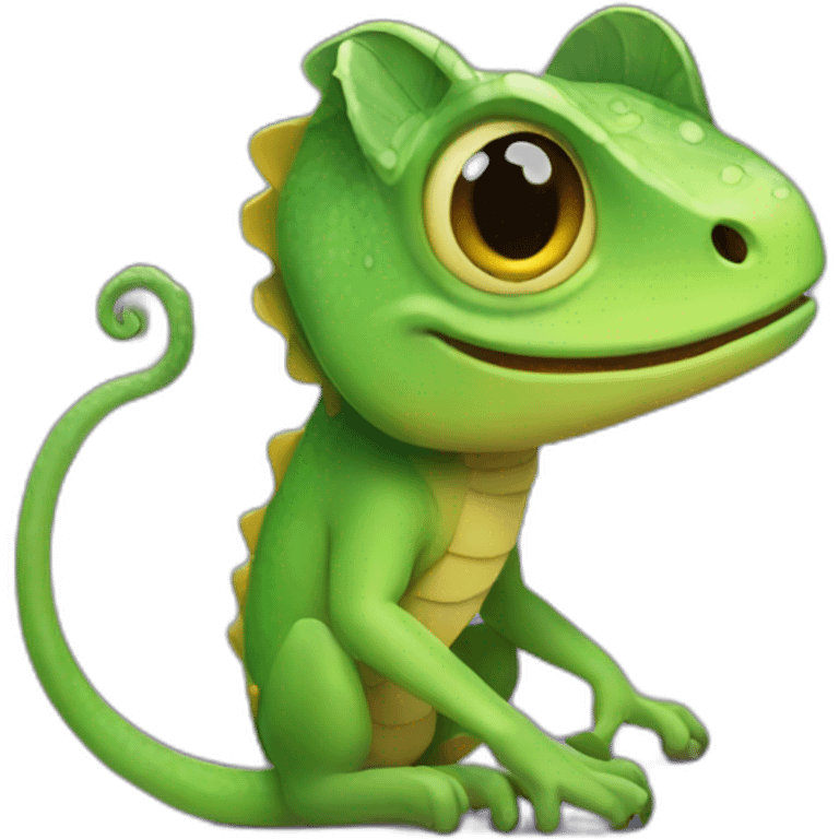 Caméléon  emoji