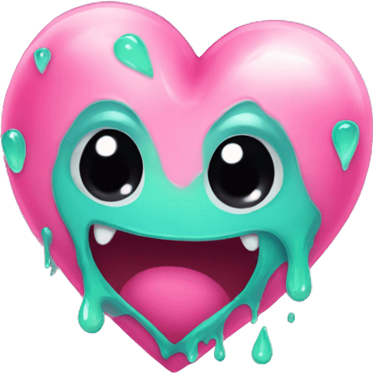 fantasy slime cute heart emoji