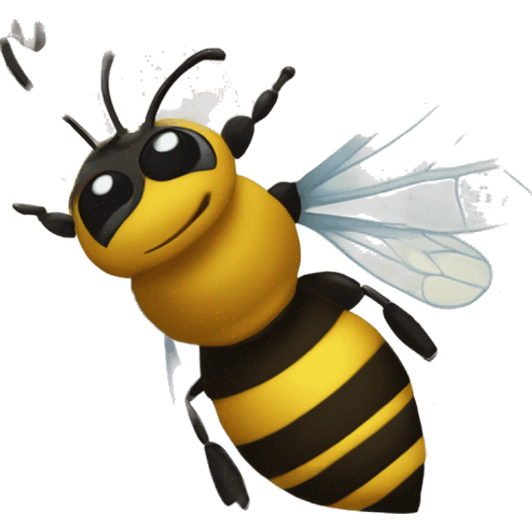 Bee on a honeycomb  emoji