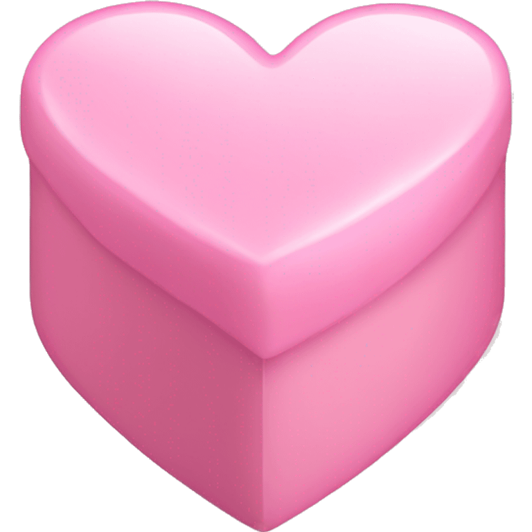 Candy heart light pink box emoji