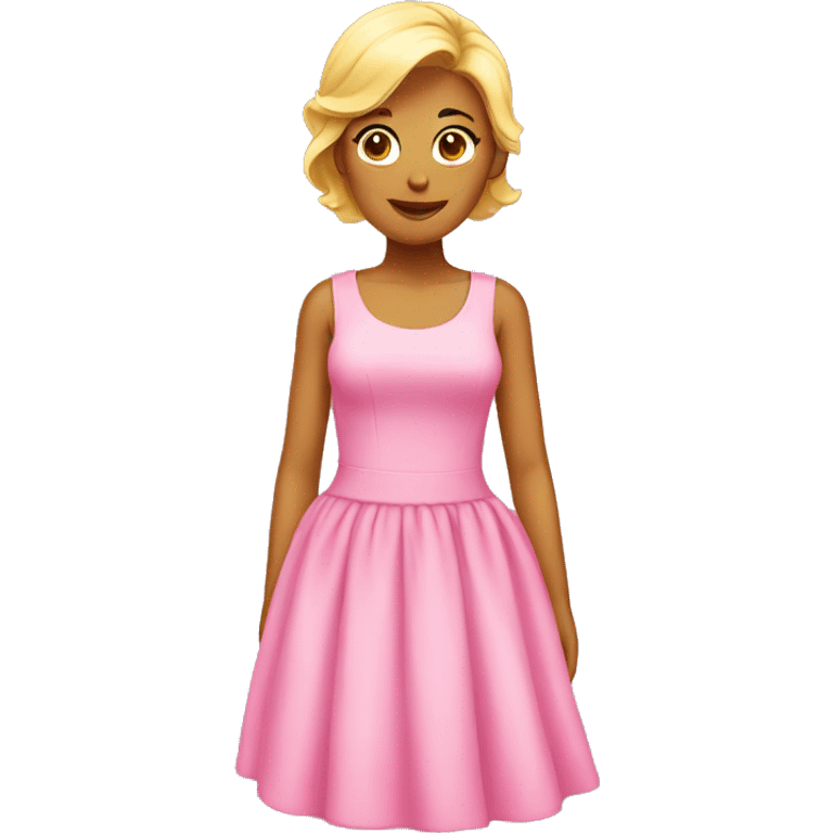 Pink dress emoji