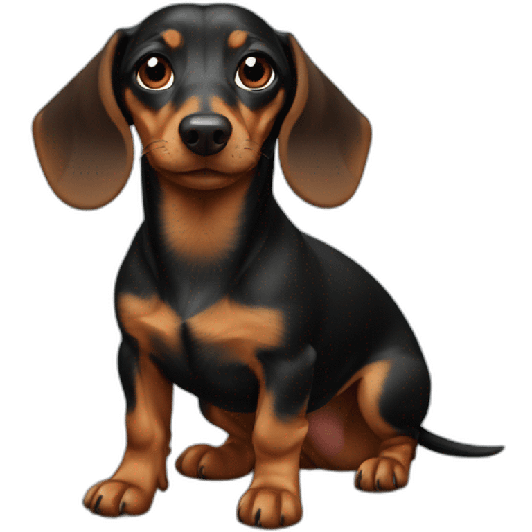 dwarf dachshund emoji