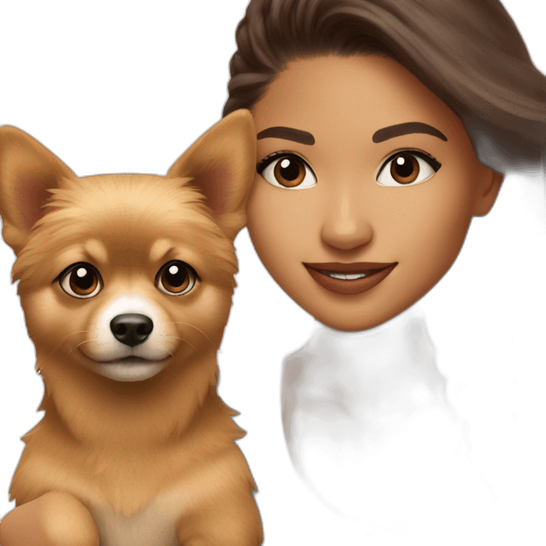 ZENDAYA WITH POMCHI emoji