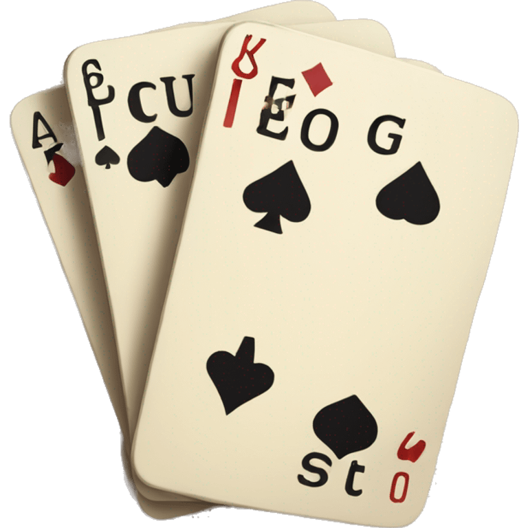 Euchre game emoji