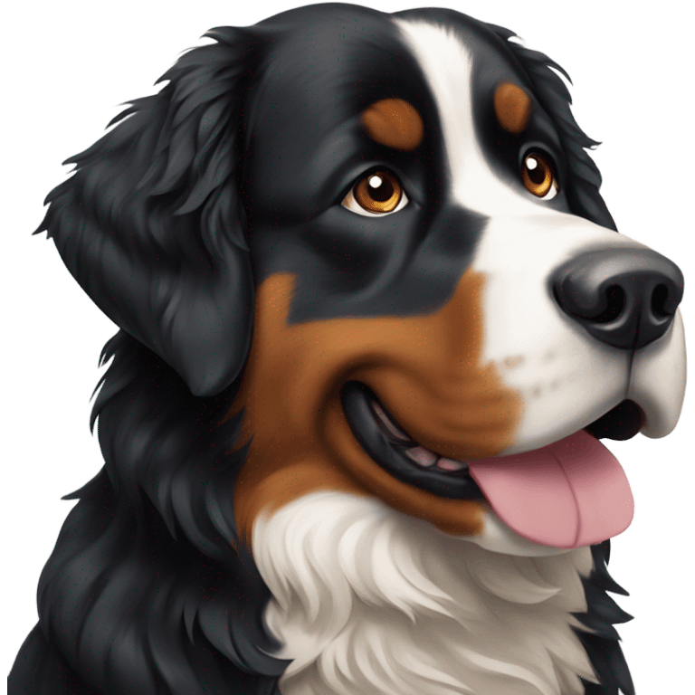 Bernese mountain emoji