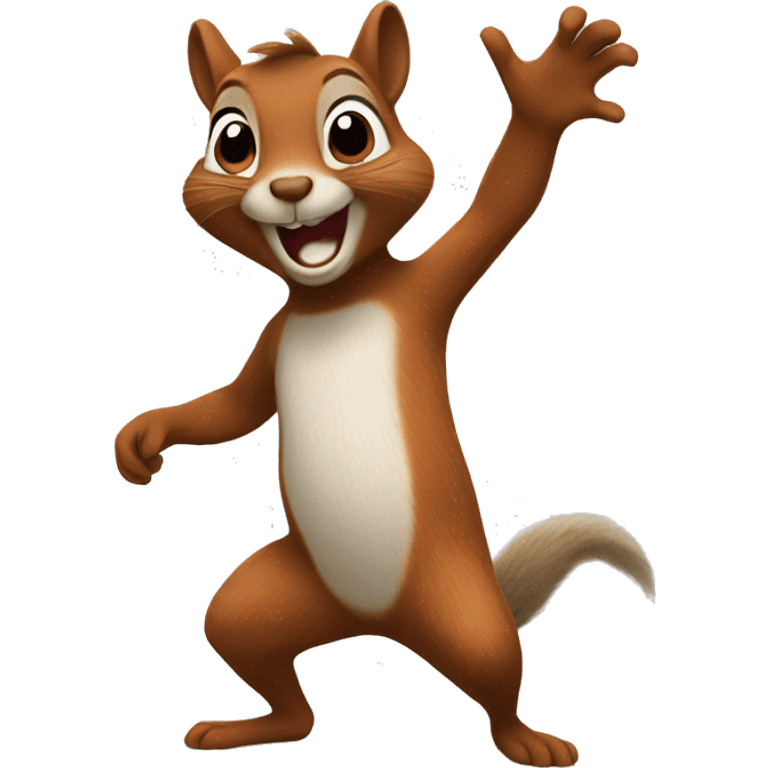 Dancing squirrel emoji