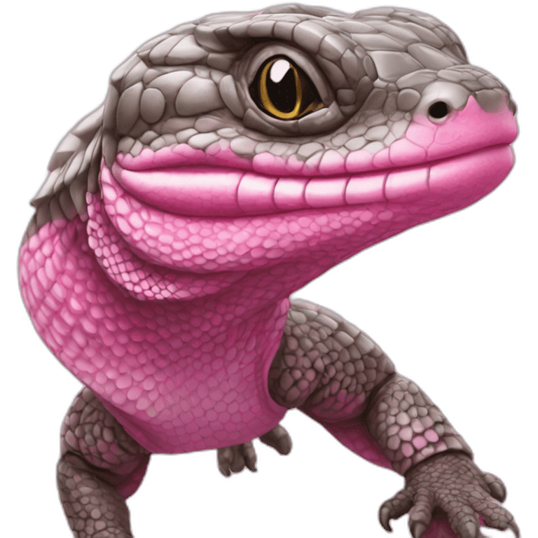 tegu lizard pink emoji