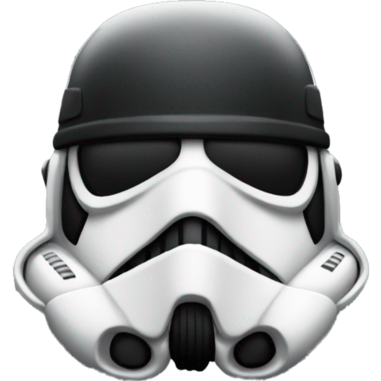 Dark trooper sleek slow car  emoji