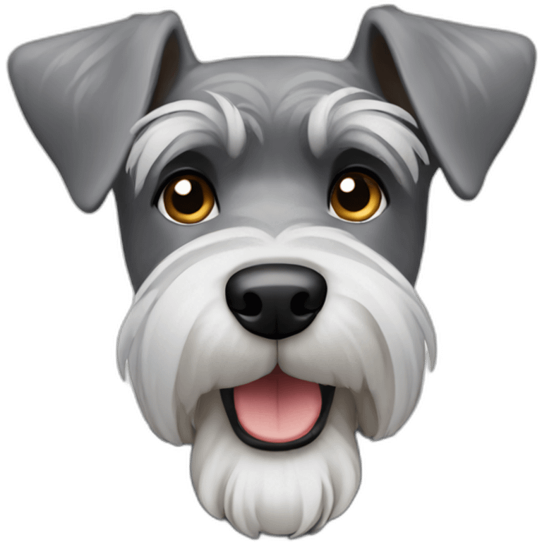 grey schnauzer emoji