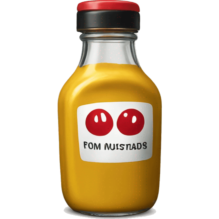 mustard bottle from diner emoji