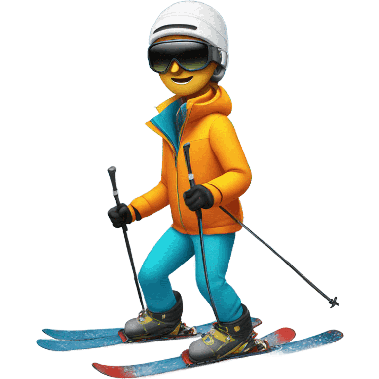 Ben skiing  emoji