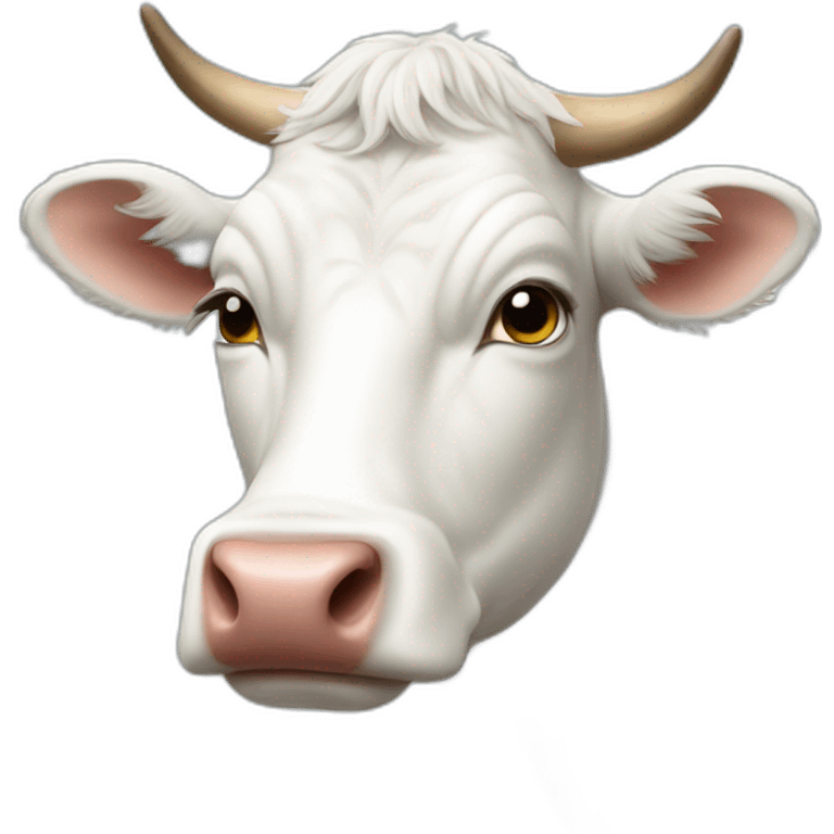 white cow emoji