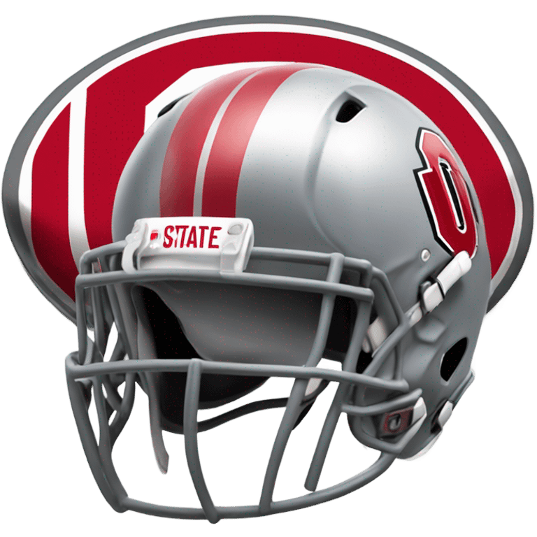 Ohio state football  emoji