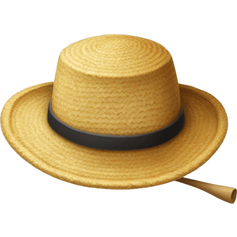 One piece straw hat emoji