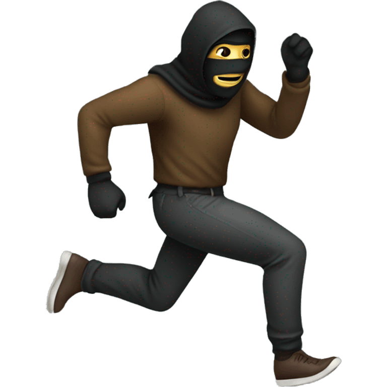 maskedthief running emoji