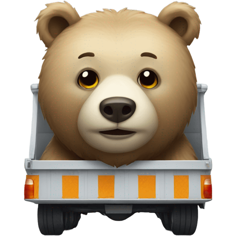 Bear truck emoji