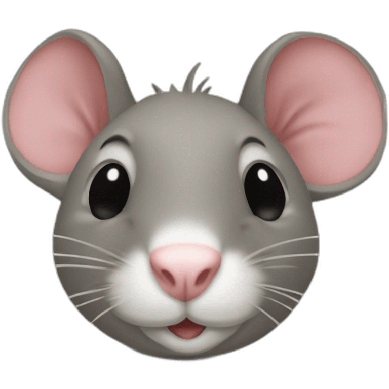 un rat qui tien un panneau où est écris abonné vous emoji