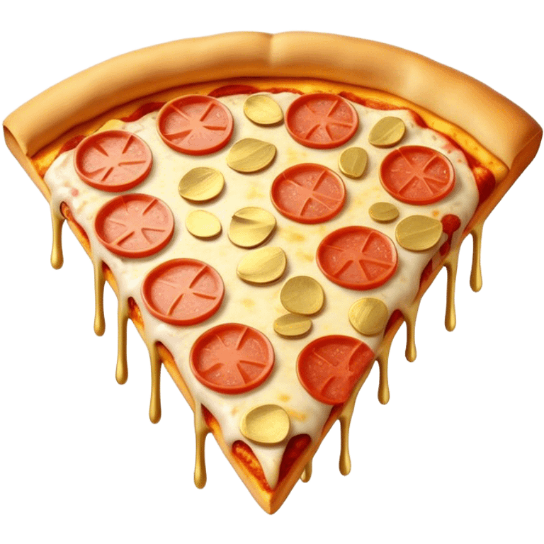 Pizza with gold bars emoji