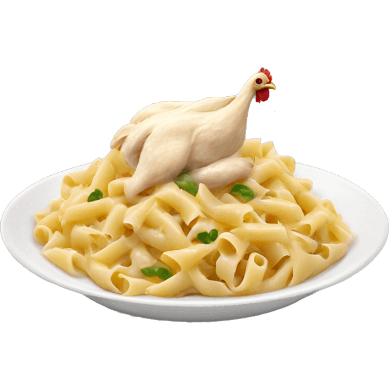 Chicken Alfredo Pasta emoji