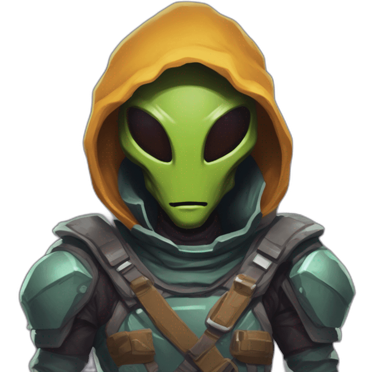 alien Bounty Hunter scifi roguelike rpg style inspired by slay the spire emoji