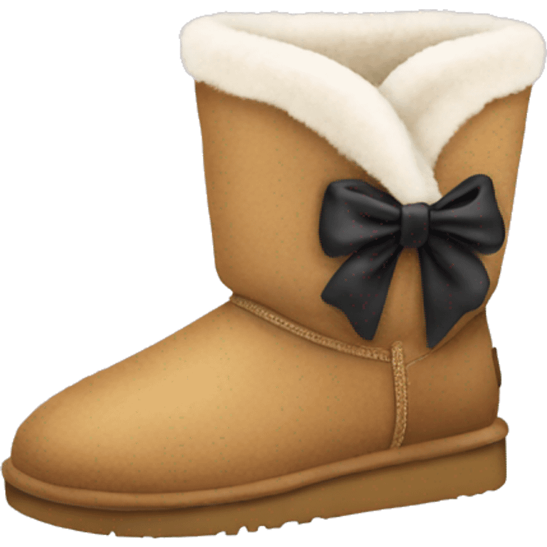 ugg with bow emoji