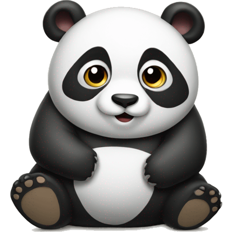 Fat panda emoji