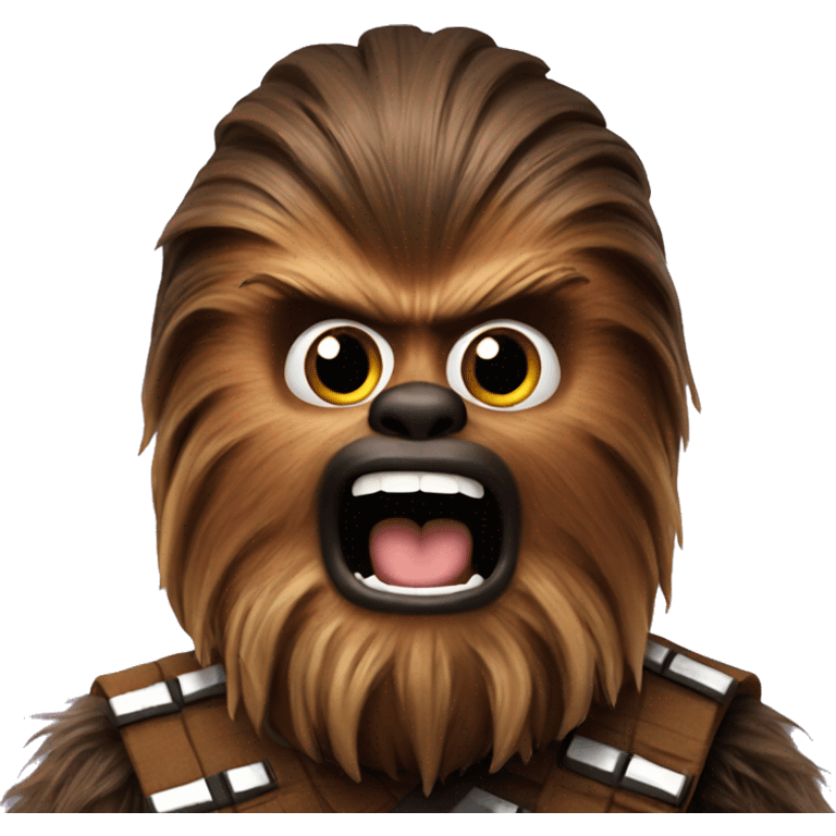 Chewbacca surprised emoji