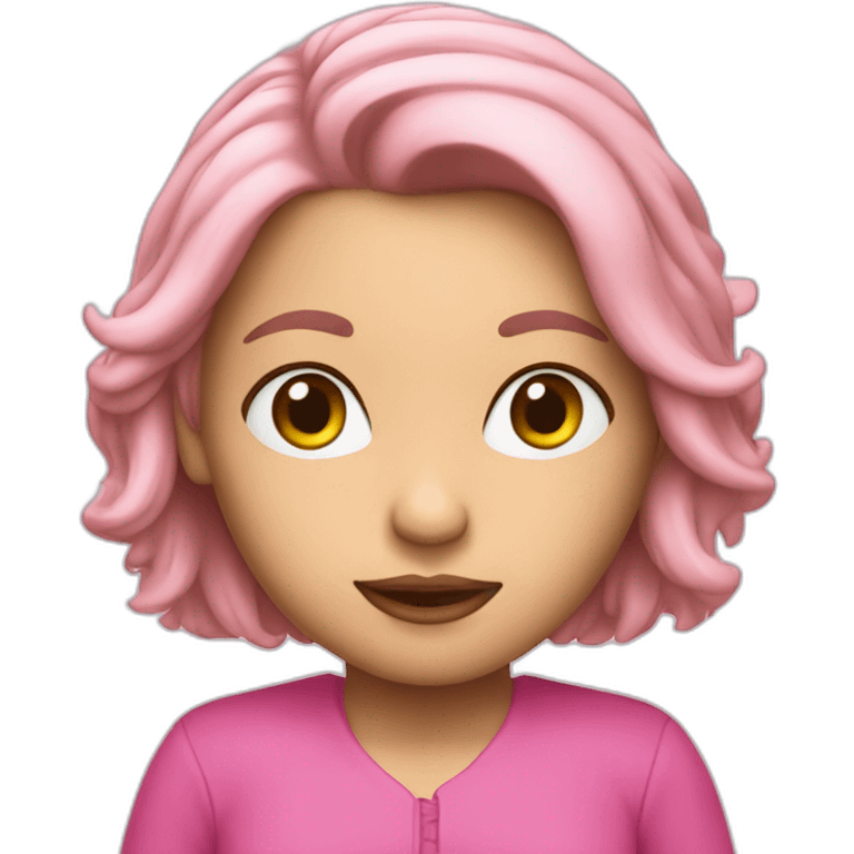 Jenni de blanco pink  emoji