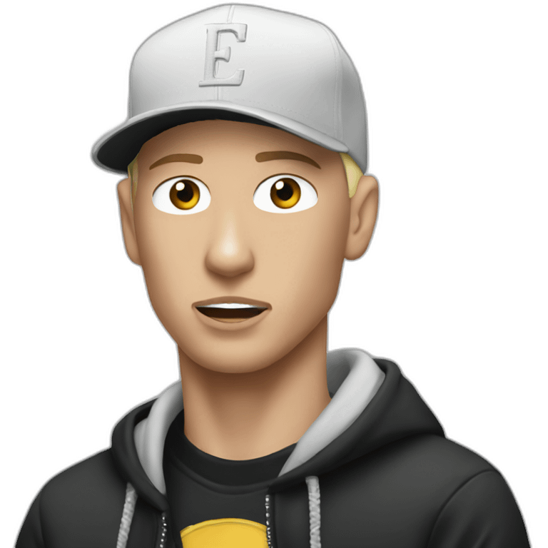 Eminem-rapping emoji