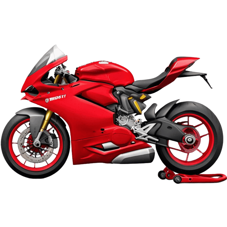 Ducati Panigale (Sportbike) - Ducati Panigale V4 (Model Year: 2022) (Iconic colour: Red) emoji