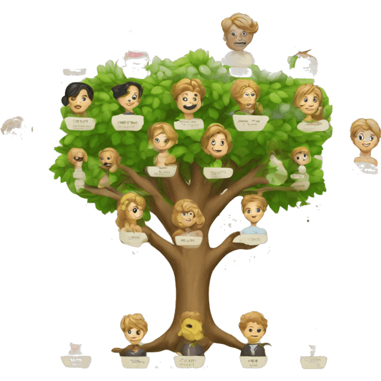 genealogy family tree emoji