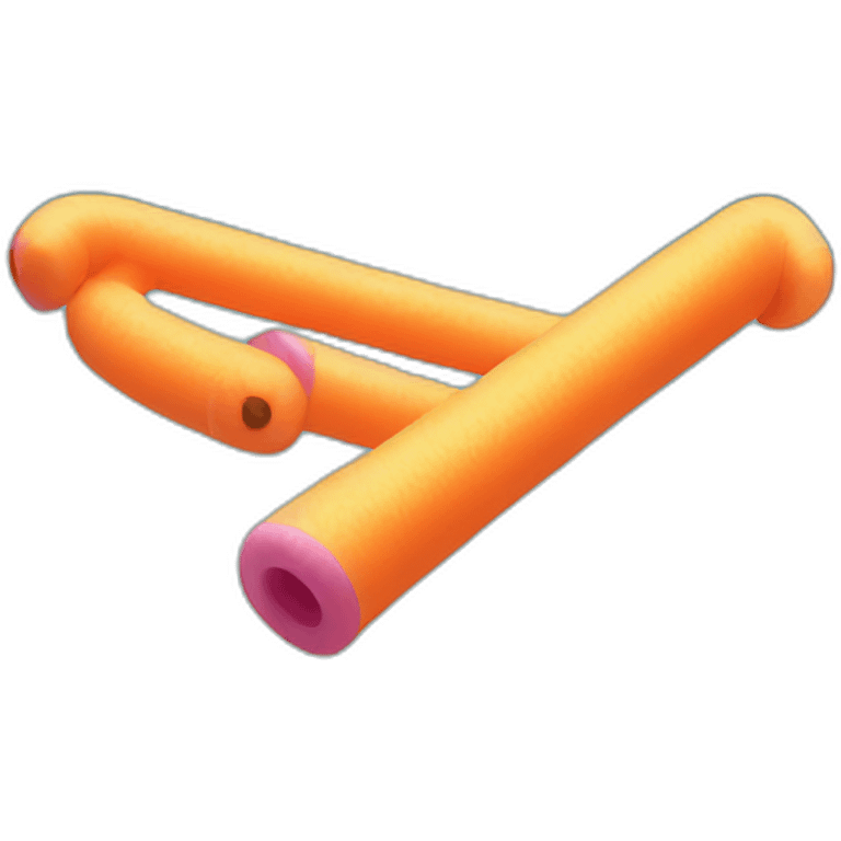 Pool noodle fighting emoji