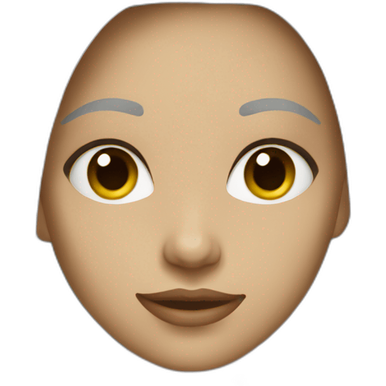 Girl white emoji