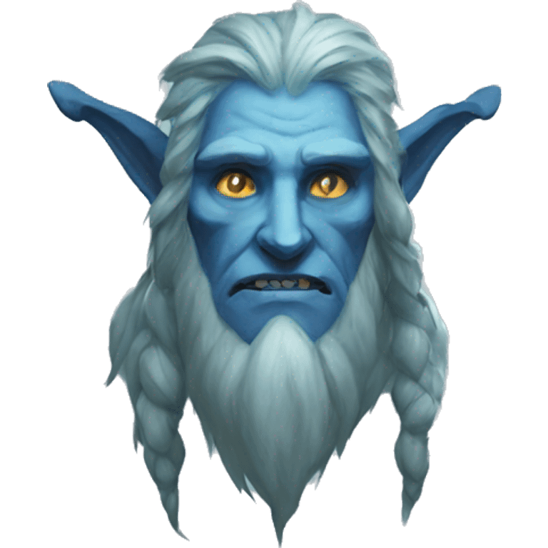 Spectral giant firbolg blue emoji